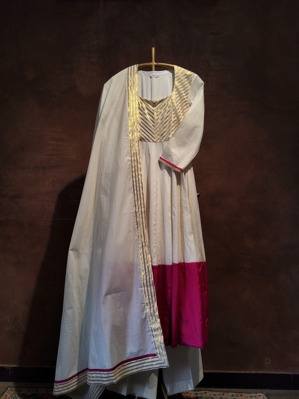 Rani Pop Anarkali Set