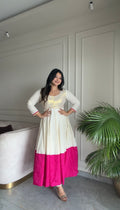 Rani Pop Anarkali Set