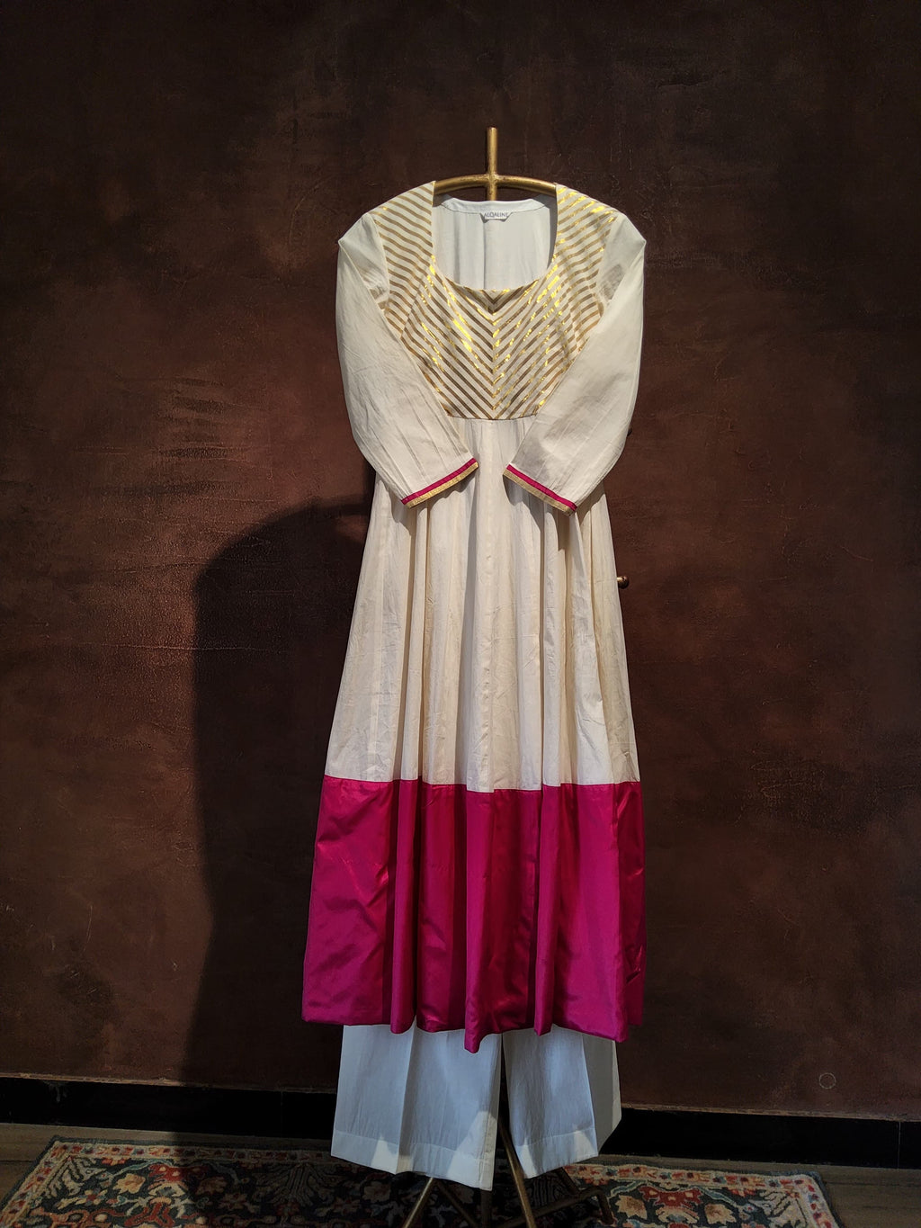 Rani Pop Anarkali Set