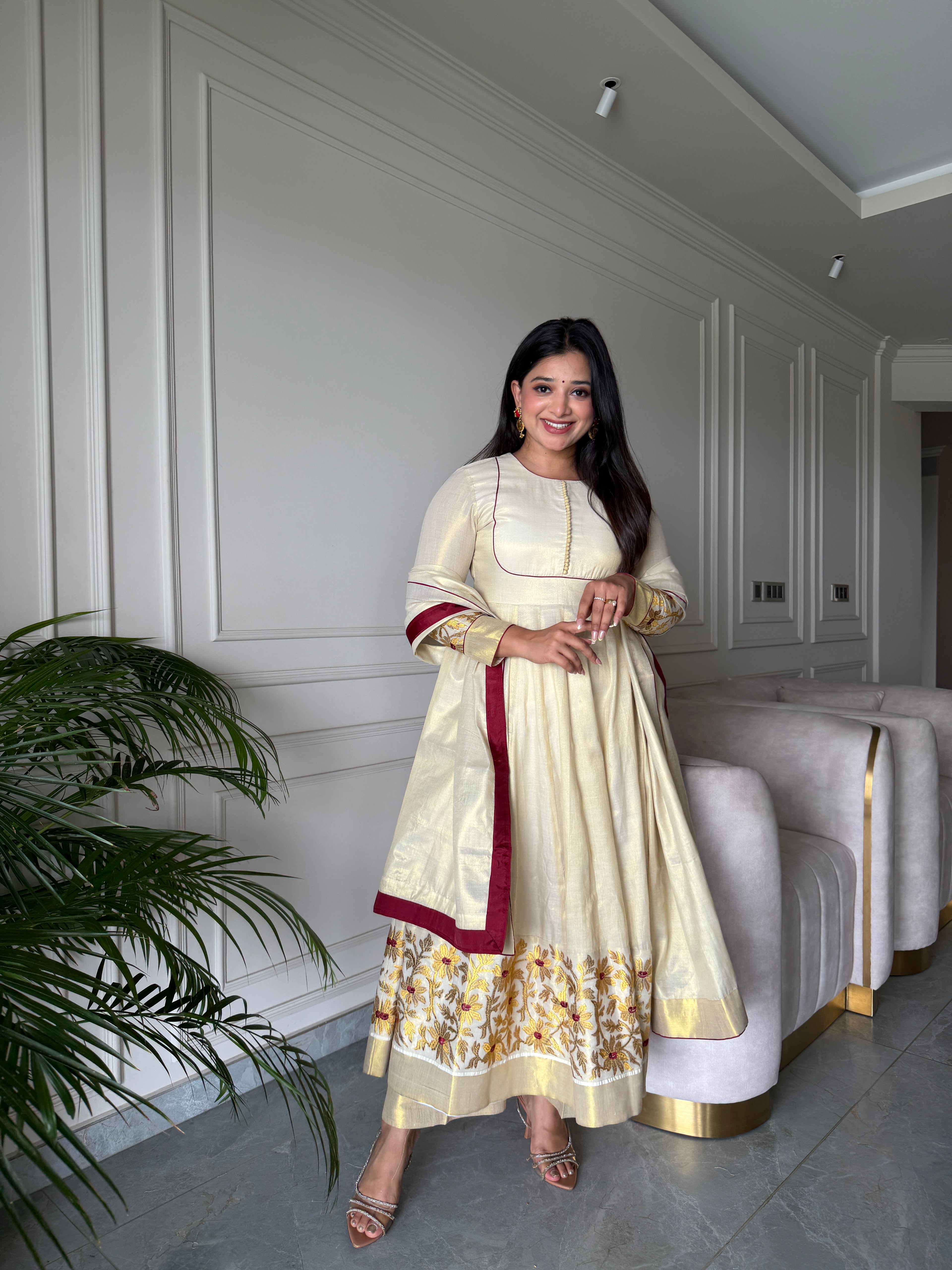 Mandaram Anarkali Set