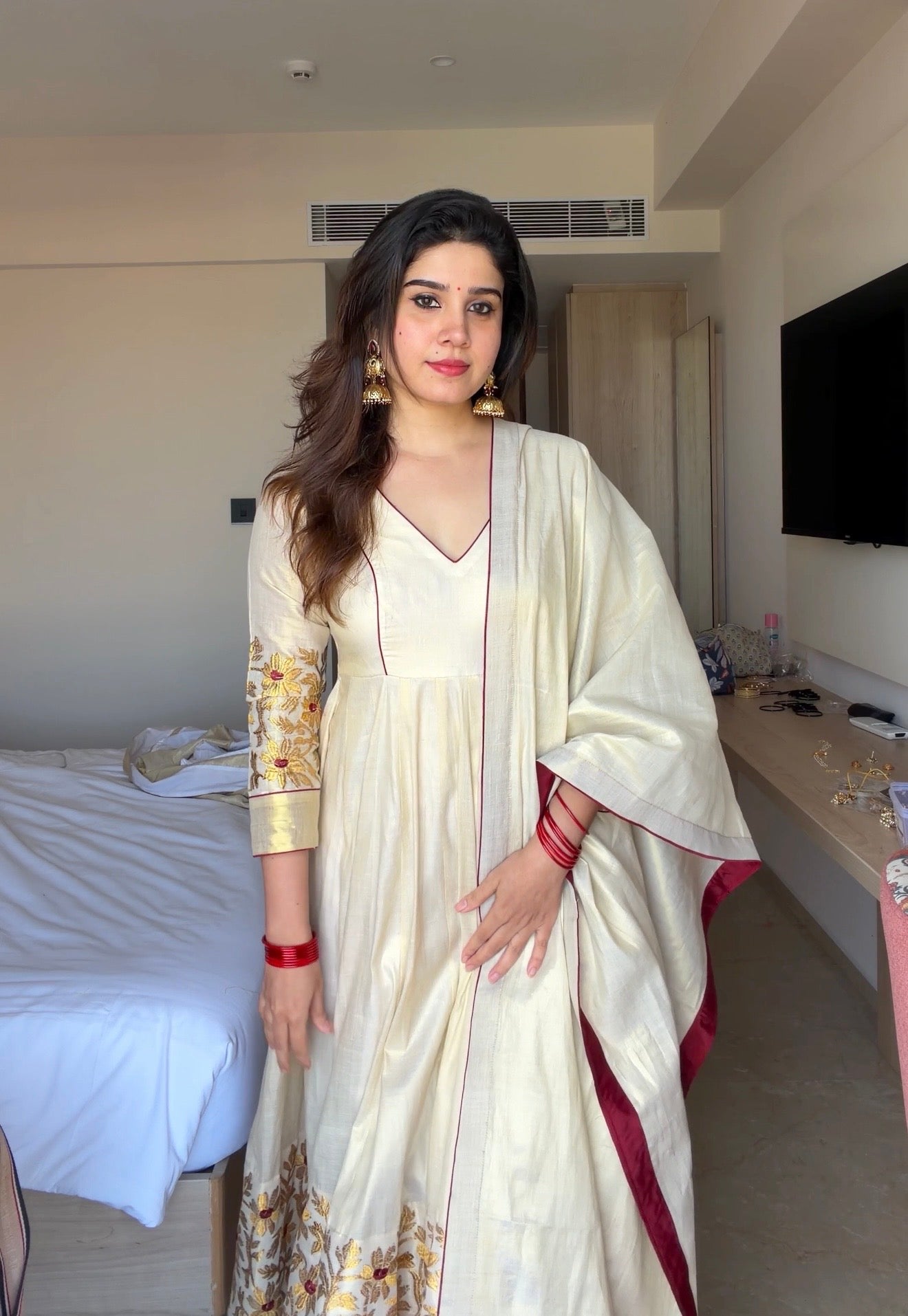Mandaram Anarkali Set