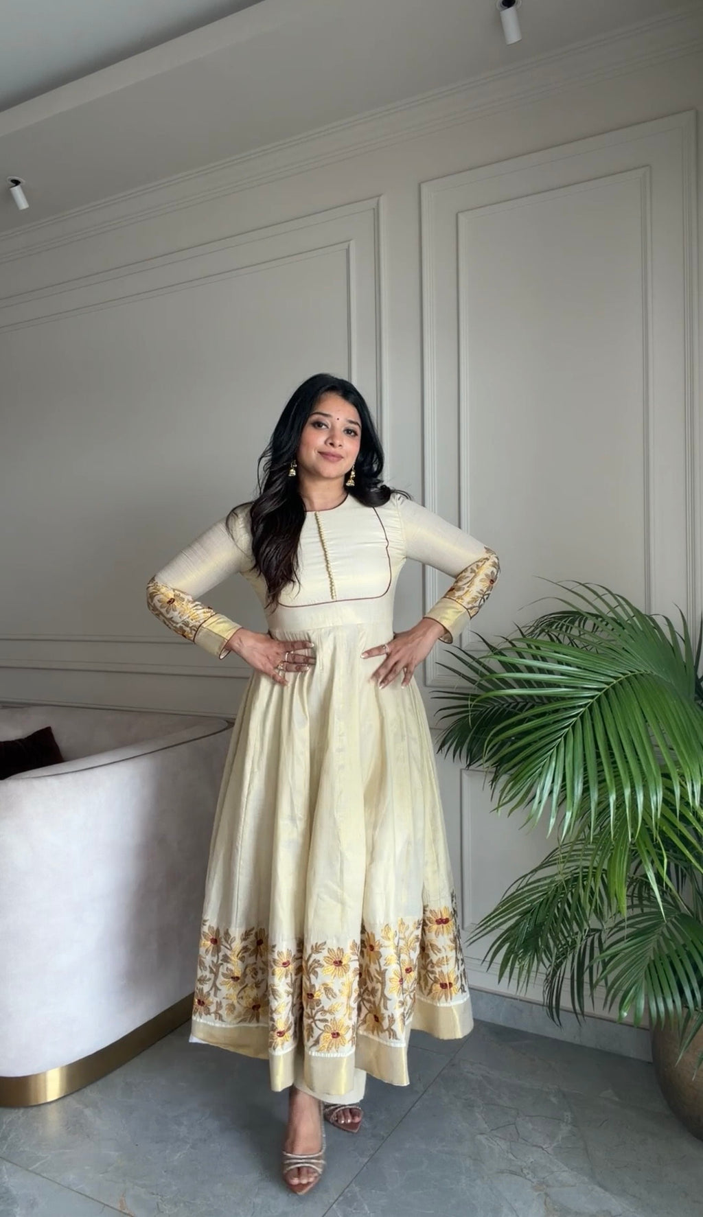 Mandaram Anarkali Set