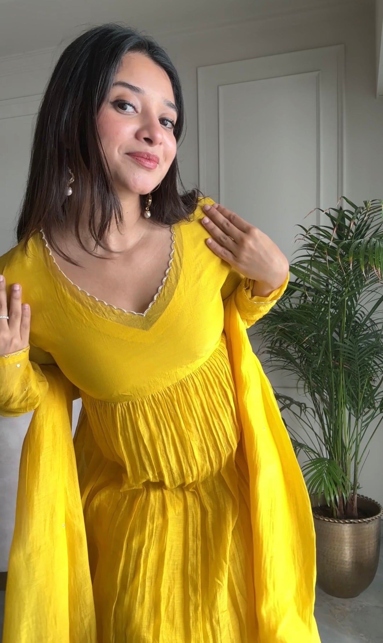 Yellow Rangrez Kurta Set