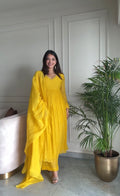 Yellow Rangrez Kurta Set