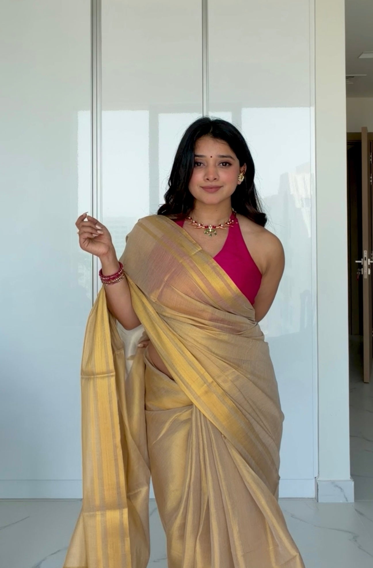 Kanaka soft tissue saree