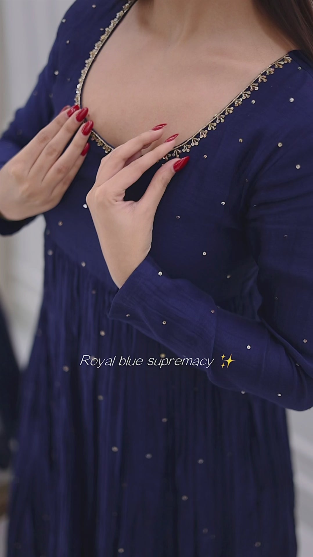 Blue Rangrez Kiran Set